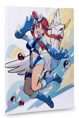 Pokémon Trainers: Skyla Canvas Wall Art